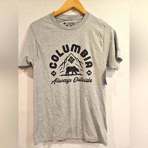 NWT Columbia Sportswear "Always Outside" Men's Tshirt Grey Size Small
